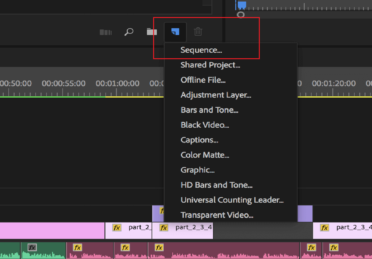 Возможность редактировать последовательность в Adobe Premier Pro.