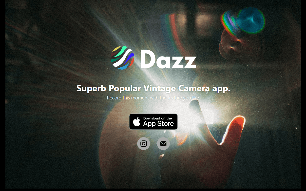 Dazz Cam – легкий способ сделать из обычной фотографии пленочное видео.