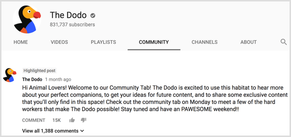 7 - Как использовать вкладку «Сообщество» на YouTube для взаимодействия со зрителями